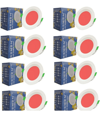 Remen Led Lites - 5W Cool Day Light LED Bulb ( Pack of 8 )