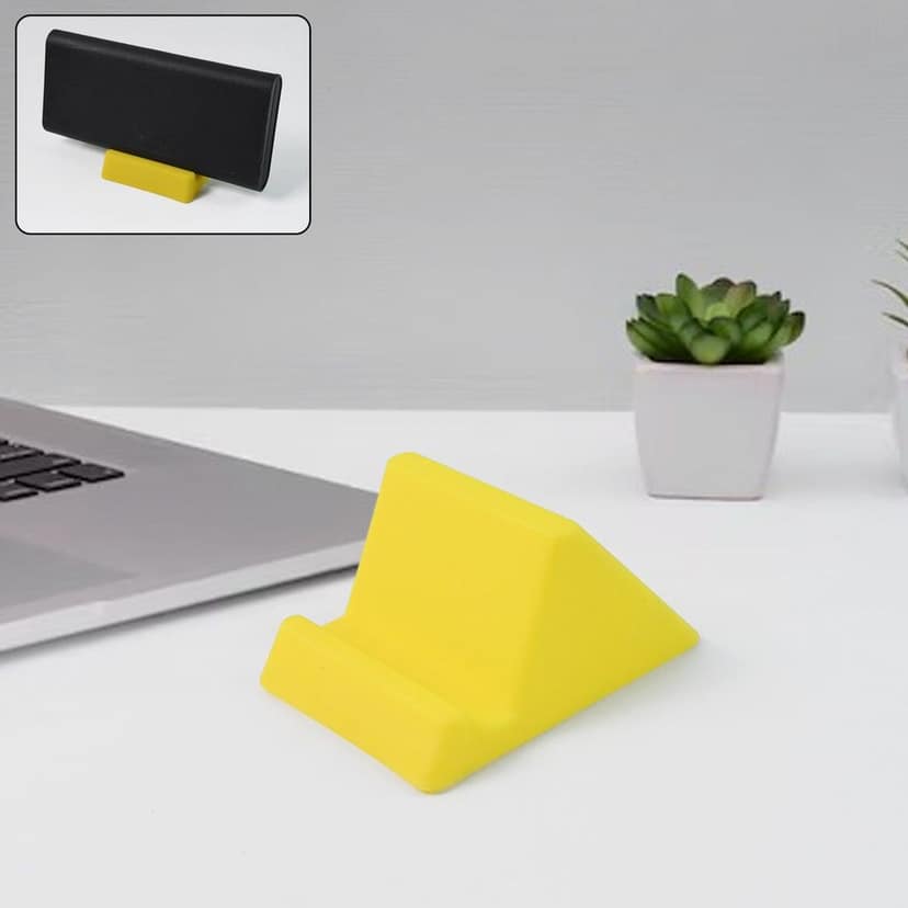 Compact Plastic Mobile Phone Holder Stand (2 Pc & Mix Color) view 3