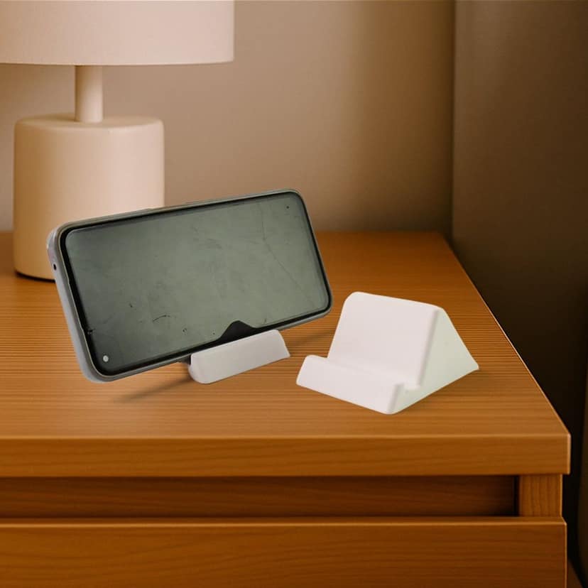 Compact Plastic Mobile Phone Holder Stand (2 Pc & Mix Color) view 5