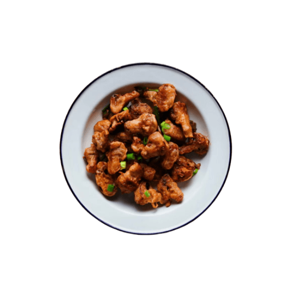 Crispy Mushroom chilli & 65 (Starter)