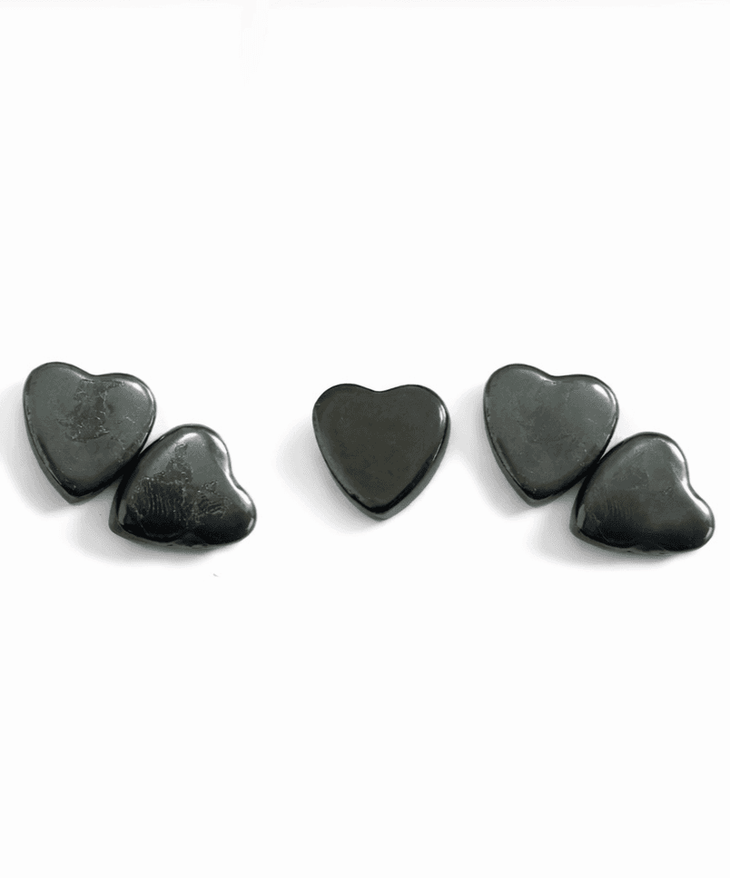 Heart Shape Hematite Magnet, Hematite Heart Magnet, Magnetic Hematite Heart, Heart Healing Magnet, Hematite Love Magnet 10piec view 4