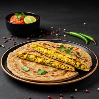 Egg Bhurji Paratha