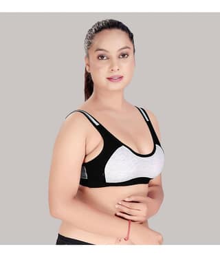 HAYA Cotton Non Padded Women's Everyday Bra ( Multicolor )