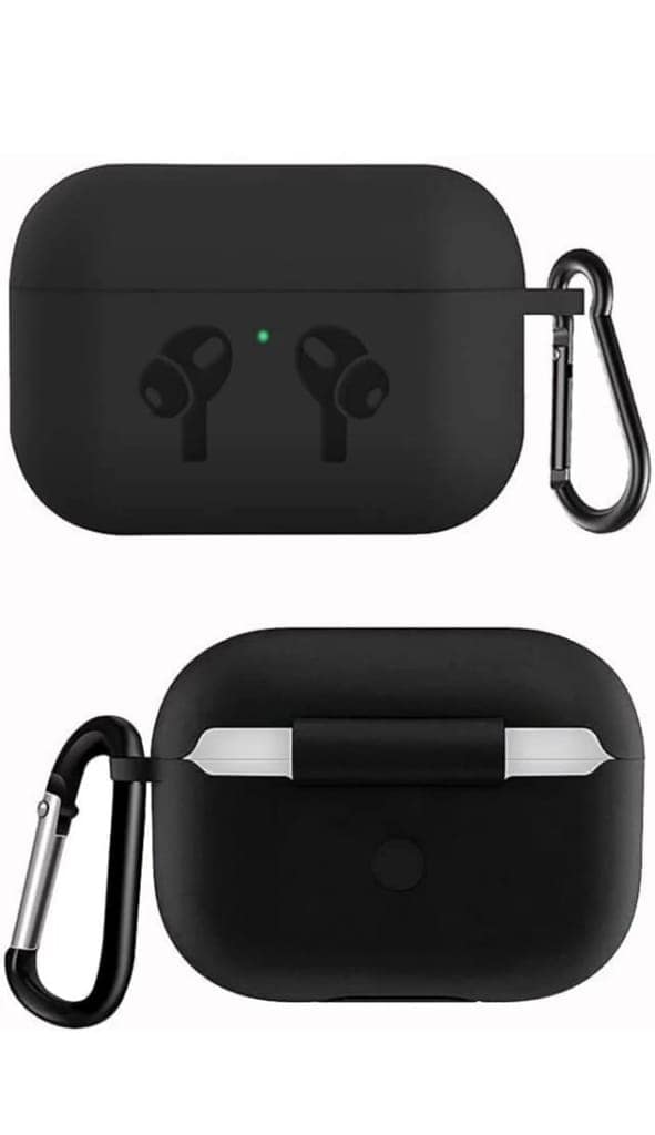 l&t world Silicone Press and Release Headphone Case (Black) view 3