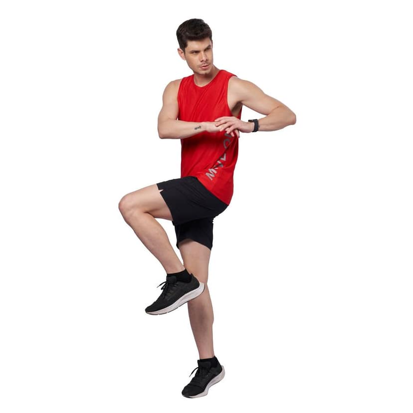 DOMIN8 Men's Breathable Outdoor Tank Top for Running/Training/ Gym workout view 2