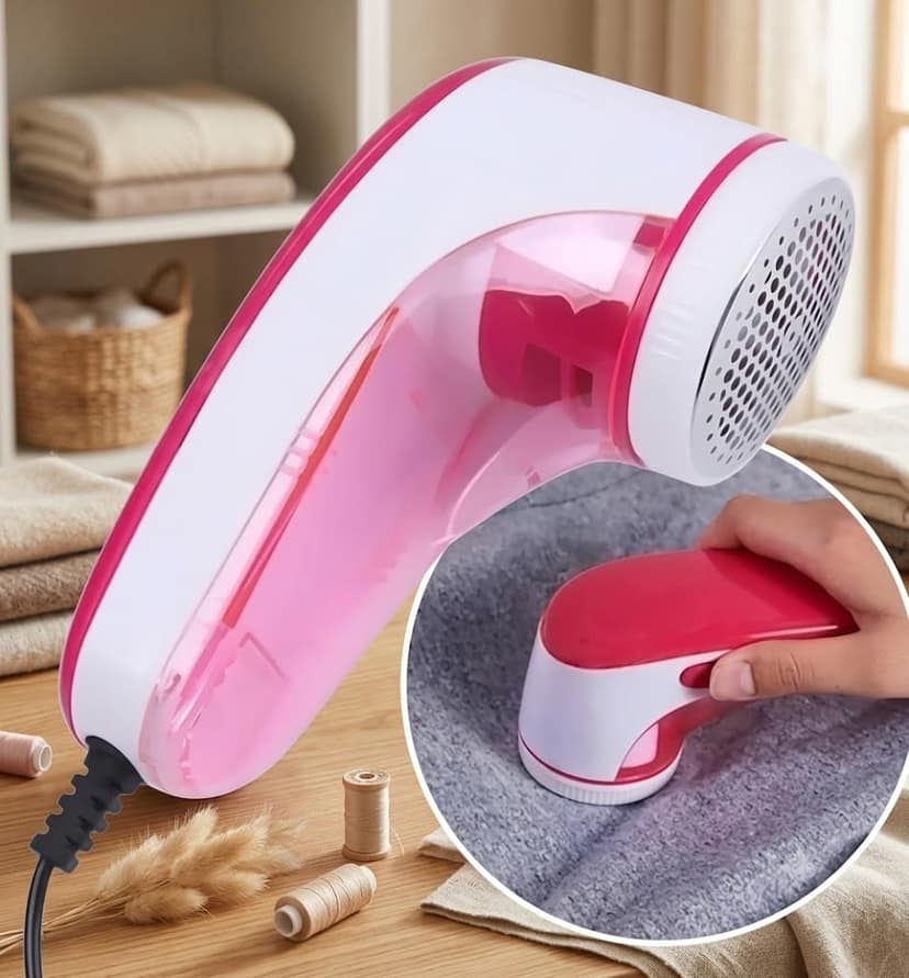 Lint Remover for Clothes & Fabric Shaver for Woolen Clothes – Portable Lint Shaver for Sweaters, Blankets, Sofa & Upholstery