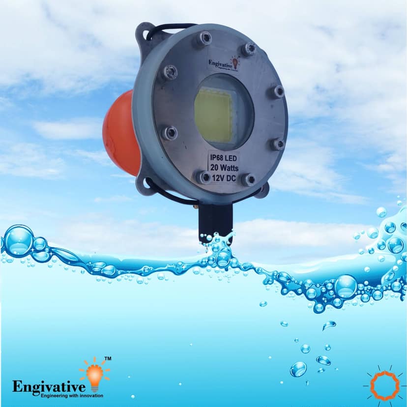 Floating LED Light view 3