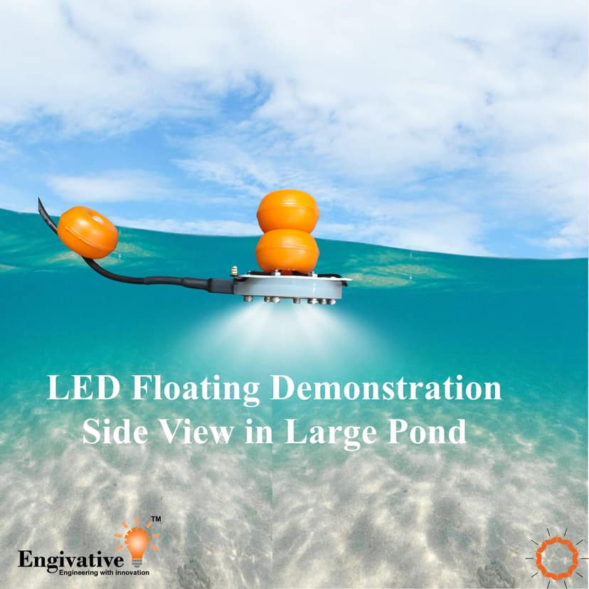 Floating LED Light view 4