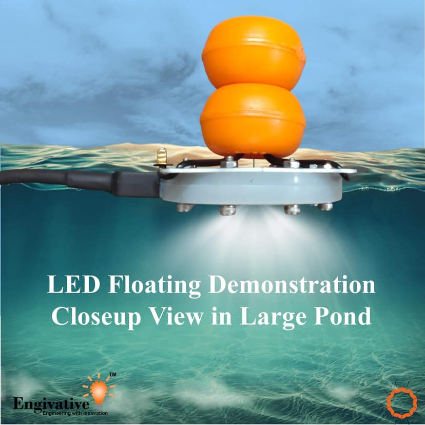 Floating LED Light view 5
