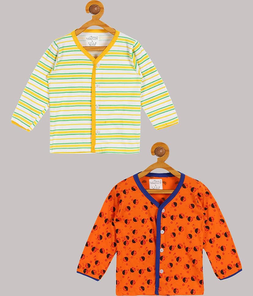 Babeezworld Pack of 2 Baby Boys Cotton T-Shirt ( Multi )