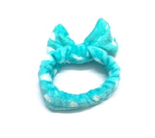 Nawani Facial Spa Makeup Cleansing Cute Bow Velvet Elastic Headband