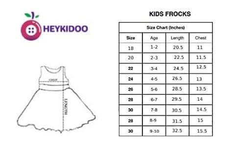 HEYKIDOO Kids Girls Floral Embroidered Comfortable Party Frock-Purple view 5