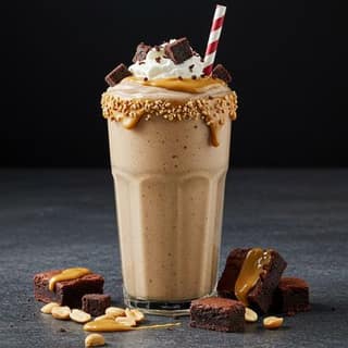 Peanut Butter Brownie Thick Shake