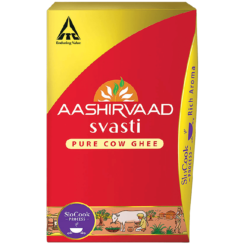 Aashirvaad Svasti Cow Ghee/Tuppa, 1 L Pet Pack view 2