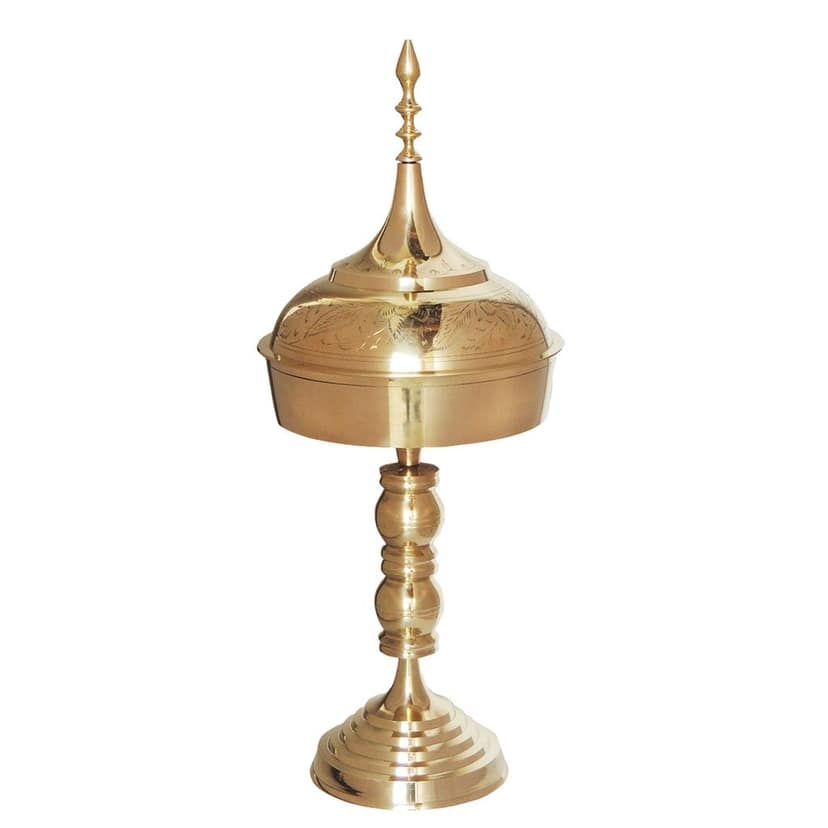 Brass Hurahi No.12 Classic Indian Brass Bowl, Height : 22 Inch (ZMAS226 N) view 2