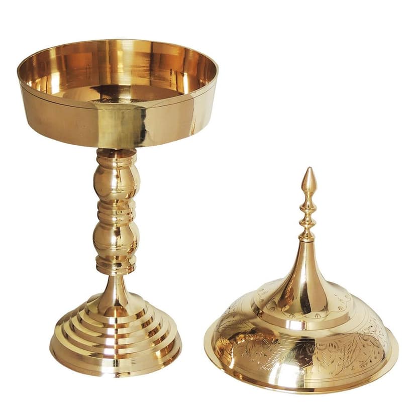 Brass Hurahi No.12 Classic Indian Brass Bowl, Height : 22 Inch (ZMAS226 N) view 3