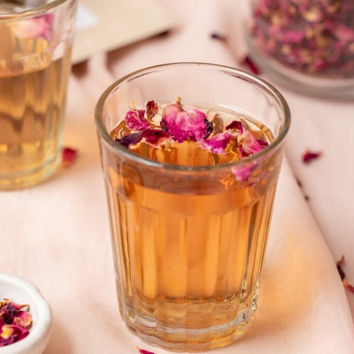 Rose Petal Herbal Infusion For Balancing Pitta & Boosting Heart Health - 20 Tea Bags view 3