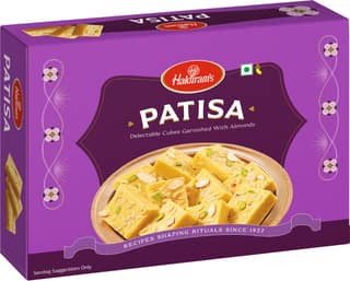 Haldiram's Dryfruit Patisa Pack | Crispy Soan Delight with Dry Fruits | Premium Mithai Gift Box (400 g)