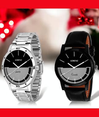 Lorenz Silver Metal Analog Men's Watch