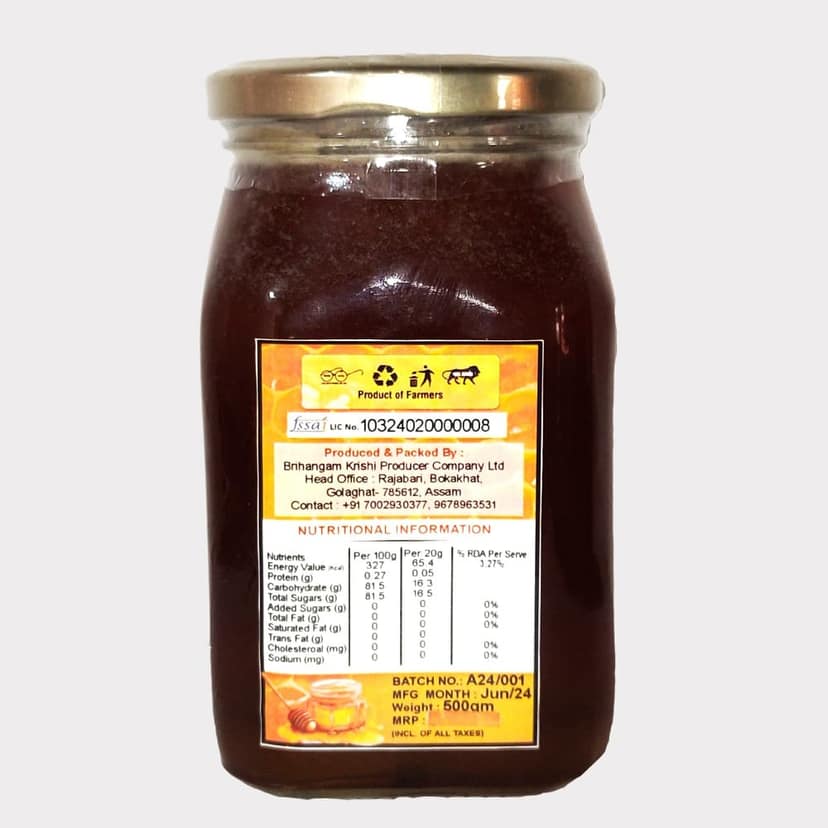 Raw Honey (500gm) view 4