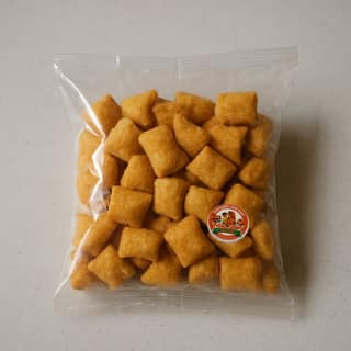 Rammoorti Mini Mart's shakkarpara - traditional indian snack