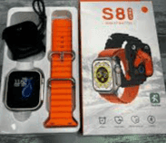 S8 ULTRA WATCH Silicone Band Compatible with smart Watch - Orange view 3