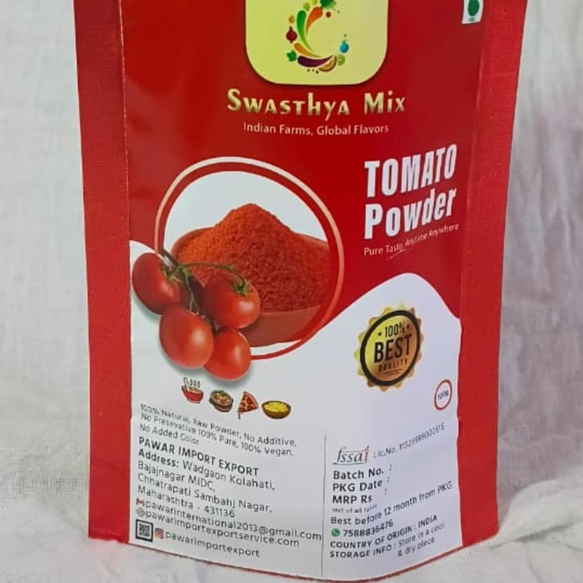 SWASTHYA Mix Tomato Powder - 100% Natural, Pure & Vegan, No Additives view 2