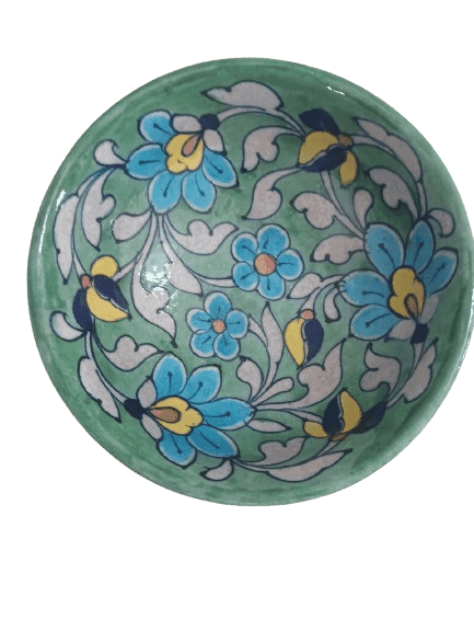 Ceramic Bowl having Parate Green colour view 2