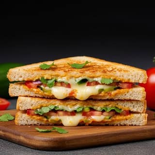 Veg Grilled Sandwich With Cheese