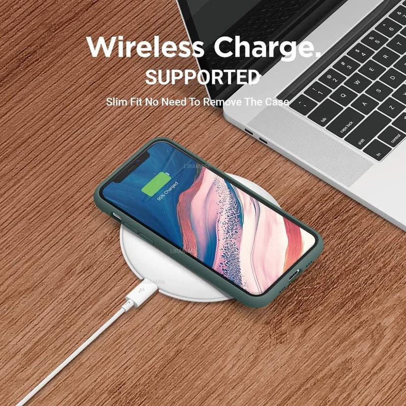 LIRAMARK Liquid Silicone Soft Back Cover Case for Apple iPhone 11 Pro view 7