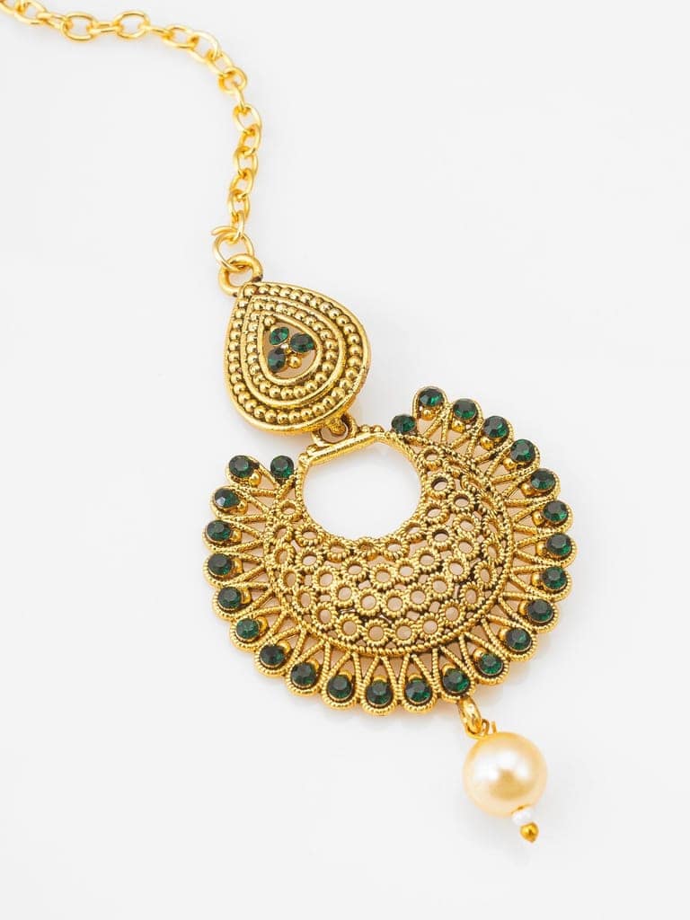 Morison Pearl Drop Mangtikka Sophistication in Every Detail view 3