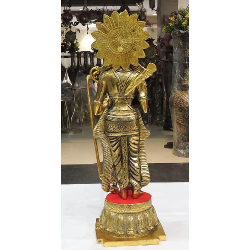 Aluminium Showpiece Ram Ji, Height : 21 Inch (ASMAS490 G) view 3