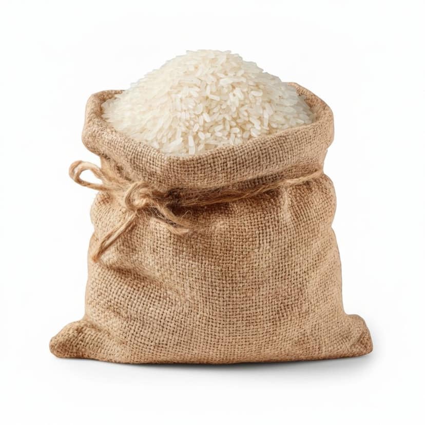 Premium White Rice - 10 kg - One burlap sack of rice view 2