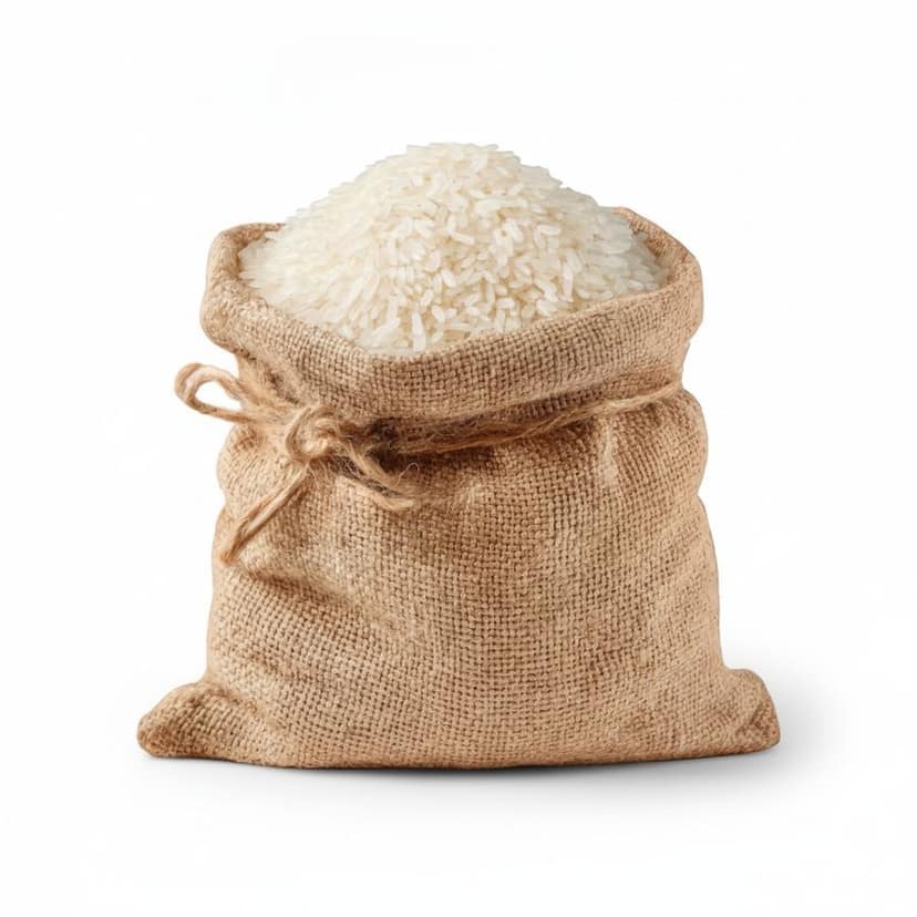 Premium White Rice - 10 kg - One burlap sack of rice view 4