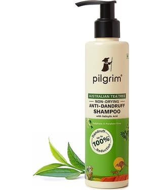 PILGRIM Non-Drying Anti Dandruff Shampoo with Australian Tee Tree & Salicylic Acid, 200ml