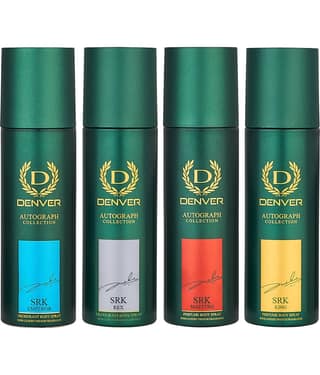 Denver Emperor, King, Maestro & Rex Long Lasting Deodorant Spray for Men 140 ml Each ( Pack of 4 )