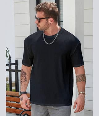 fashion and youth Pack of 1 Cotton Blend Oversized Fit Men's T-Shirt ( Green )