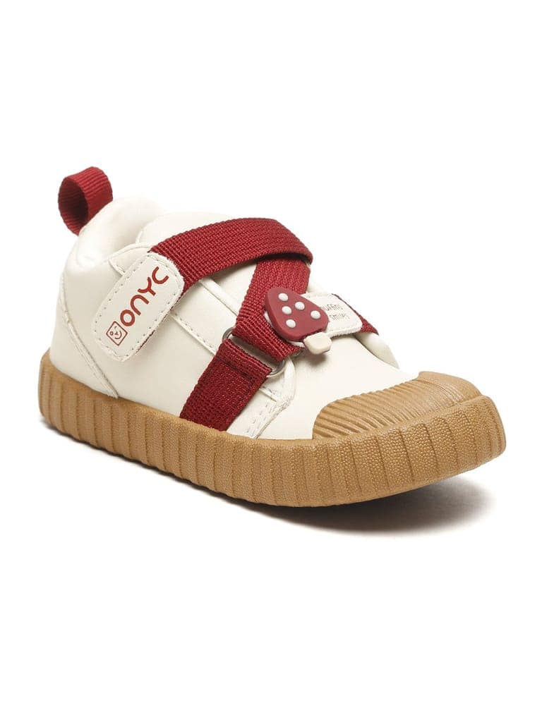 Red-Velvet Muffin Sneakers- White (Unisex) view 7