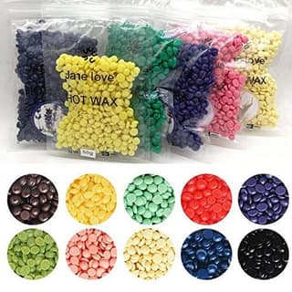 Elecsera New Depilatory Wax Hot Film Hard Wax Pellet Waxing Bikini Hair Removal Bean -100 g