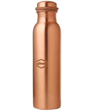 Gluman Natura Pure Copper Brown Water Bottle 950 mL ( Set of 1 )