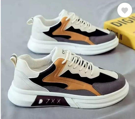 Multicolor Sports Shoes Sneakers For Men (Multicolor) view 3