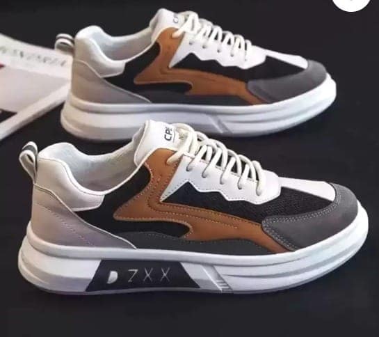 Multicolor Sports Shoes Sneakers For Men (Multicolor) view 4