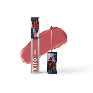 Kiro Non-Stop Airy Matte Liquid Lipstick - Coral Pink, 5ml | Super-Pigmented, Long-Lasting, hydrating | Waterproof, Smudge-Proof, Lightweight | Infused with Avocado & Apricot Oil Kiro Non-Stop Airy Matte Liquid Lipstick - Coral Pink, 5ml | Super-Pigmente