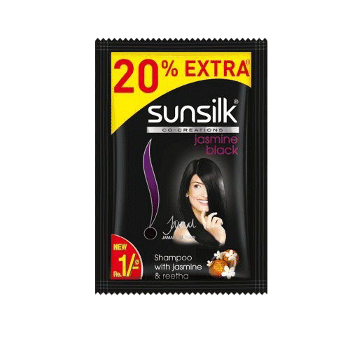 Sunsilk Hair Shampoo Stunning Black Shine Re.1/-