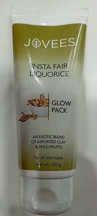 Jovees herbal insta fair Liquorice glow pack 120 g