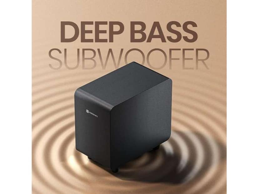 Portronics Sound Slick X Deep Bass Subwoofer, Touch Control, 2.1 Channel Soundbar, Sleek Remote Control view 3