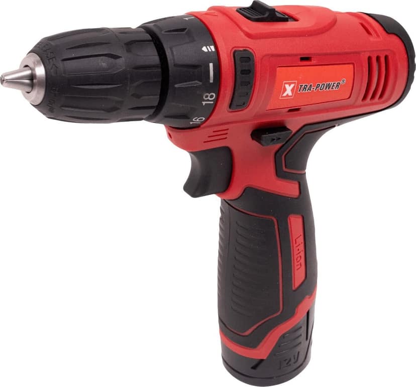 Cordless Drill Red and Black, Screwdriver Drill Machine Xtra Power XPT 482 view 4