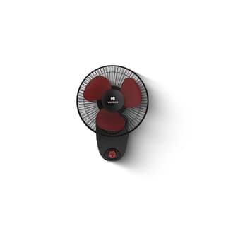 Havells Candy HS Wall & Table Fan 230 mm 100% Copper Wire Motor, Watt: 60 Air Flow: 35 cmm|Speed: 2700 RPM 2 Year Warranty - Red