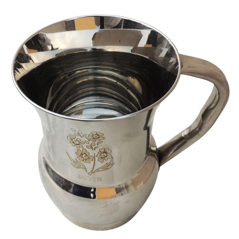 Pure Stainless Steel Silver Finish Water Jug (SMAS072 A) view 3