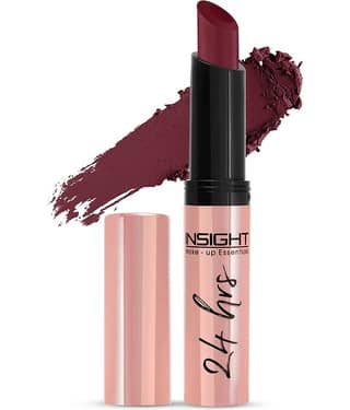 Insight Maroon Matte Lipstick Smudge-Proof Bold Shade, 50gm